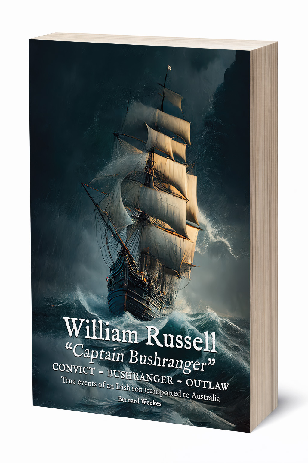 William Russell: Captain Bushranger paperback edition book cover